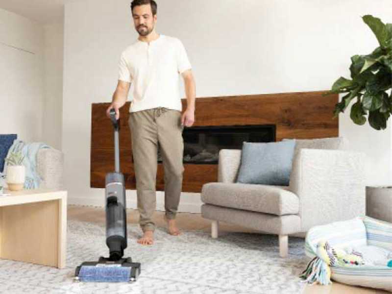Shark HydroVac WD210EU - Fregadora de suelos de bater&iacute;a sin cables 2 en 1: lava y seca
