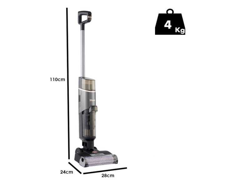 Shark HydroVac WD210EU - Fregadora de suelos de bater&iacute;a sin cables 2 en 1: lava y seca