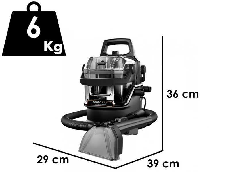 Bissell SpotClean HydroSteam Select - Lavamoquetas y lava tapicer&iacute;as - 1000W
