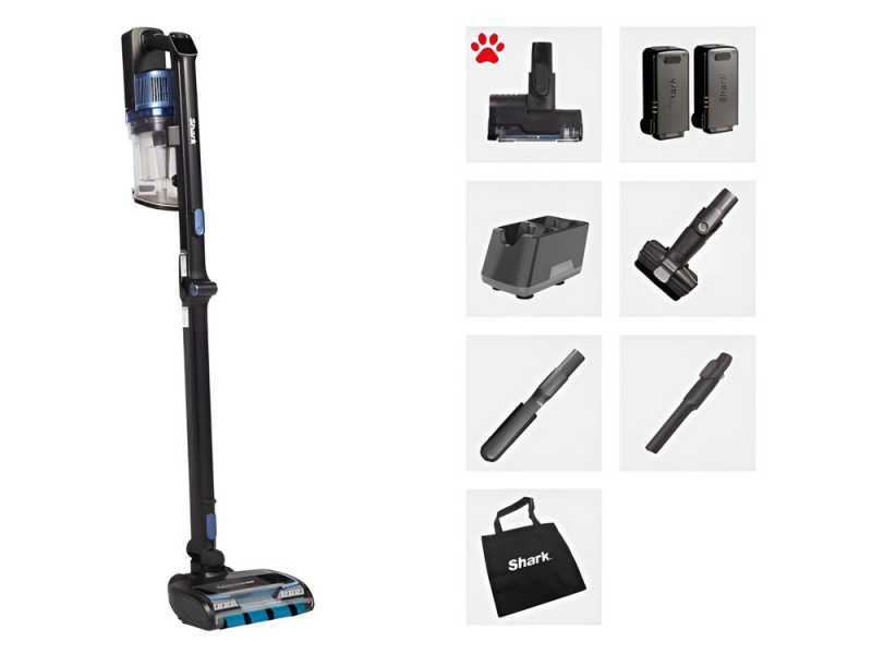 Shark Powerfins IZ320EUT - Aspiradora - Escoba de bater&iacute;a - Con Pet kit - 2x bater&iacute;as de 21.6V