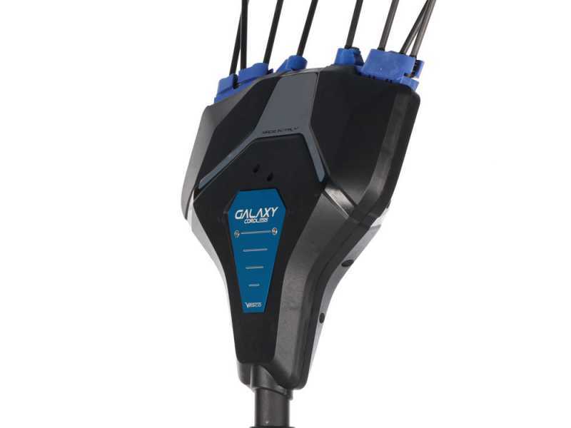 VESCO GALAXY XR21T.1 - Vareador de aceitunas con bater&iacute;as de litio - P&eacute;rtiga telesc&oacute;pica 210-320 cm - 2x 21.6V 4.5Ah