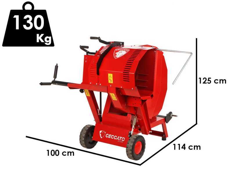 Ceccato Olindo SGT PTO - Banco sierra - Sierra circular de caballete para tractor