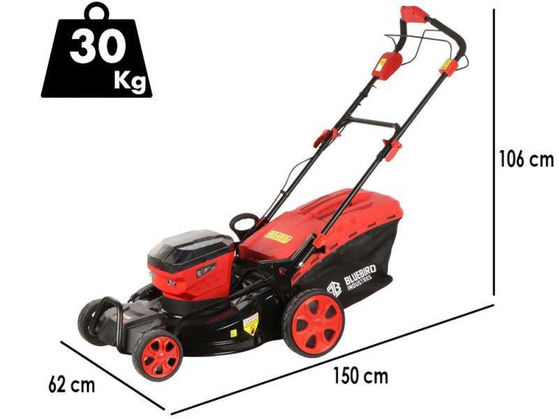 Blue Bird LM 23-51 - Cortac&eacute;sped de bater&iacute;a - 50.4 V - Corte de 51 cm - BATER&Iacute;A Y CARGADOR NO EST&Aacute;N INCLUIDOS