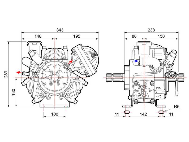 Comet APS 71 - Bomba fumigadora con enganche para tractor - Alta presi&oacute;n