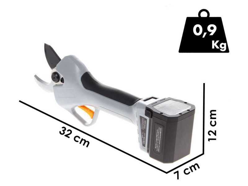 Volpi KV390 - Tijera el&eacute;ctrica de poda - BATER&Iacute;A Y CARGADOR NO EST&Aacute;N INCLUIDOS