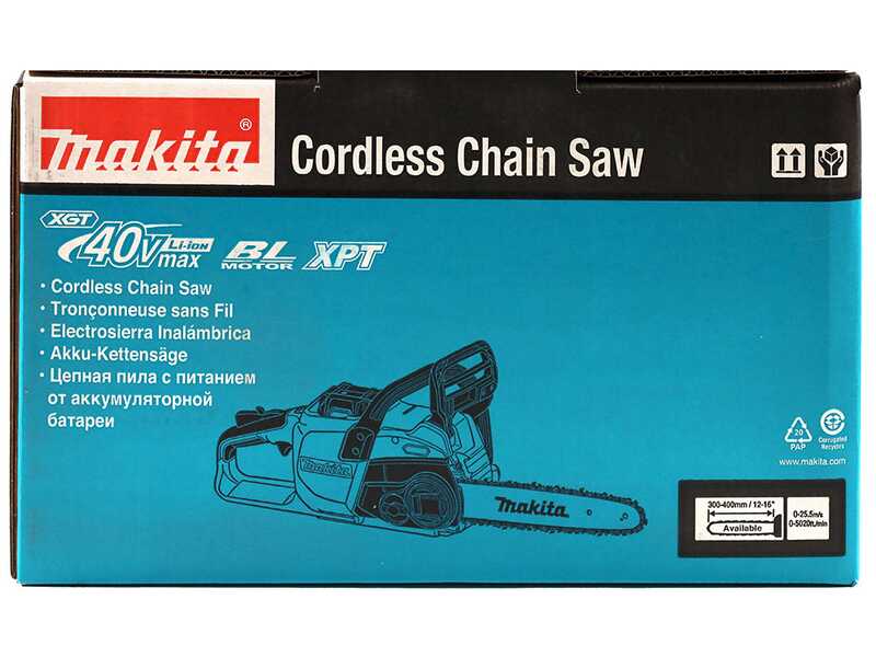 Makita XGT UC022GZ - Electrosierra de bater&iacute;a 40V - Corte de 35cm - BATER&Iacute;A Y CARGADOR NO EST&Aacute;N INCLUIDOS