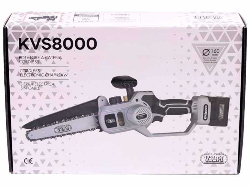 Volpi KVS8000 - Podadora manual de bater&iacute;a - 21.6V - BATER&Iacute;A Y CARGADOR NO EST&Aacute;N INCLUIDOS