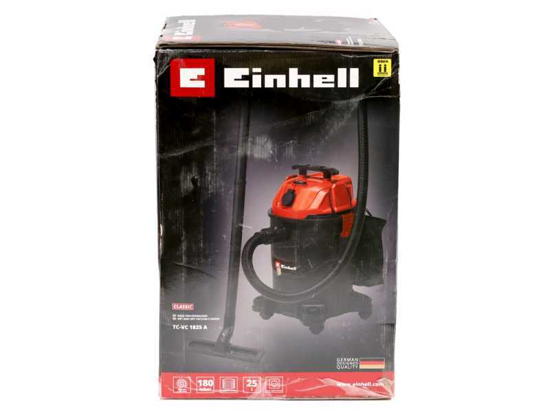Einhell TC-VC 1825 A - Aspirador de s&oacute;lidos y l&iacute;quidos - Bid&oacute;n 25L - 1250W