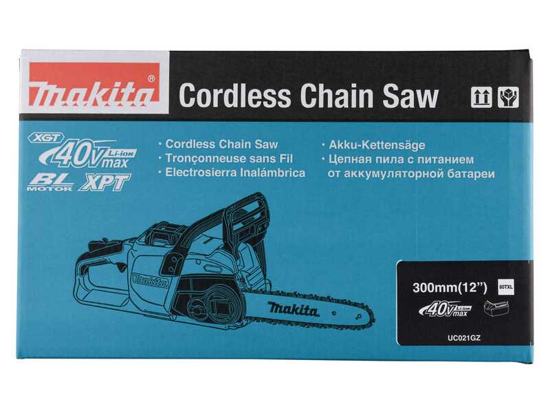 Makita XGT UC021G - Electrosierra de bater&iacute;a - Corte de 30cm - 40V/5Ah