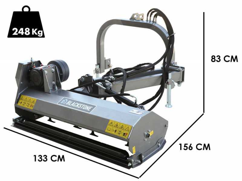 BlackStone BV 120 L - Trituradora lateral de brazo para tractor - Serie ligera
