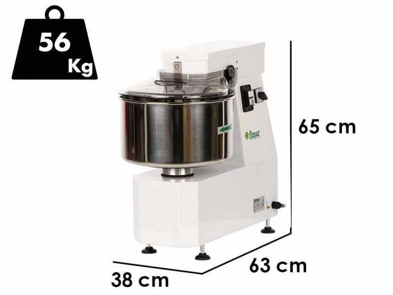 Fimar 15LN - Amasadora de espiral - Trif&aacute;sica - 10 Kg - 2 Velocidades