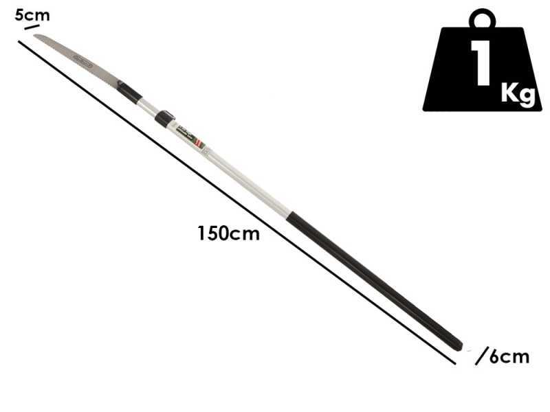 GeoTech ST 230 - Serrucho con p&eacute;rtiga telesc&oacute;pica - 150-230cm