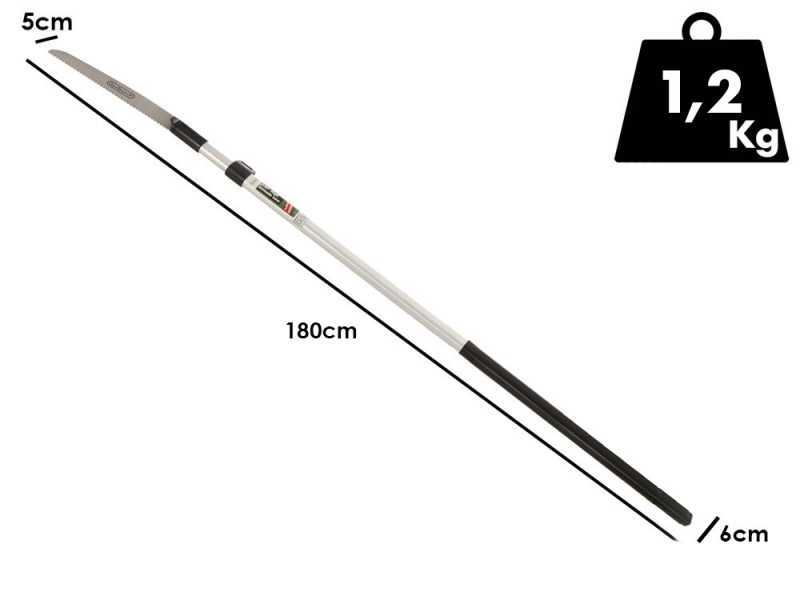 GeoTech ST 300 - Serrucho con p&eacute;rtiga telesc&oacute;pica - 180-300cm