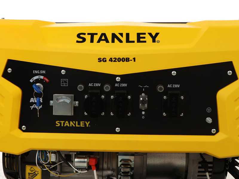 Stanley SG 4200B-1 - Generador de gasolina - AVR - 4.3kW monof&aacute;sico