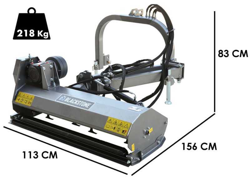 BlackStone BV 100 L - Trituradora lateral de brazo para tractor - Serie ligera