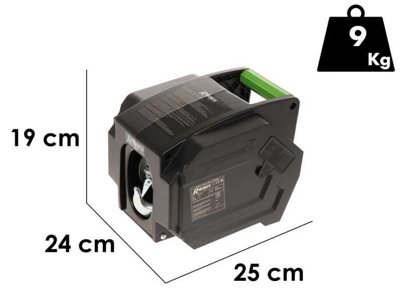 Ribimex PE12V/T1 - Cabrestante el&eacute;ctrico de bater&iacute;a 12V - Control remoto