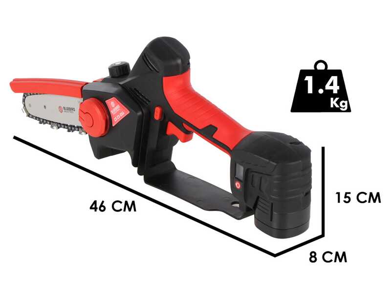 Blue Bird PS23-35+CS23-05A - Kit Tijeras con p&eacute;rtiga + Podadora de bater&iacute;a - 3x 14.4V 2.5Ah