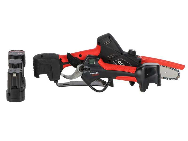 Blue Bird PS23-35+CS23-05A - Kit Tijeras con p&eacute;rtiga + Podadora de bater&iacute;a - 3x 14.4V 2.5Ah