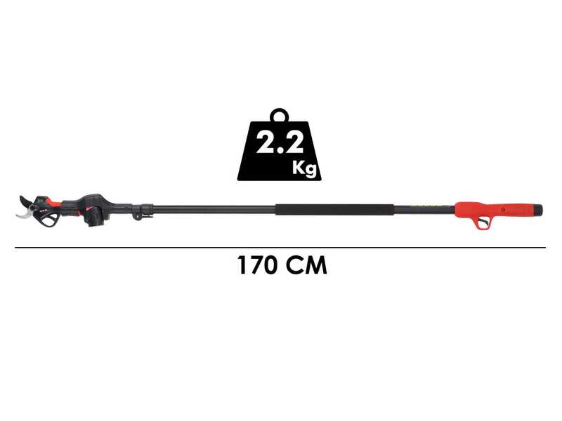 Blue Bird PS23-35+CS23-05A - Kit Tijeras con p&eacute;rtiga + Podadora de bater&iacute;a - 3x 14.4V 2.5Ah