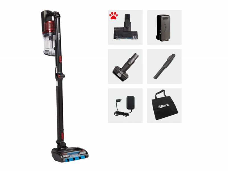 Shark Powerfins IZ300EUT - Aspiradora - Escoba el&eacute;ctrica - Bater&iacute;a de 21.6V 1.9Ah - Con Pet Kit