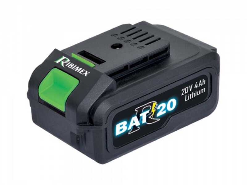 Ribimex PRBAT20/SEC - Tijeras el&eacute;ctricas de poda - 20V/4Ah - Di&aacute;metro de corte 25 mm