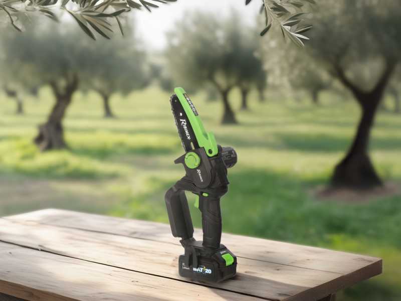 Ribimex PRBAT20/TRBSB - Podadora manual de bater&iacute;a - BATER&Iacute;A Y CARGADOR NO EST&Aacute;N INCLUIDOS