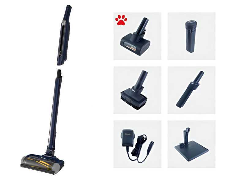Shark WV362EUT - Aspiradora - Escoba el&eacute;ctrica - 2x Bater&iacute;as de 11.1V 3Ah - Con Pet kit