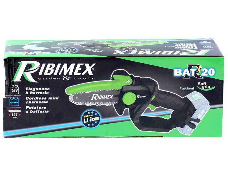 Ribimex PRBAT20/TRB - Podadora manual de bater&iacute;a - 20V/2Ah
