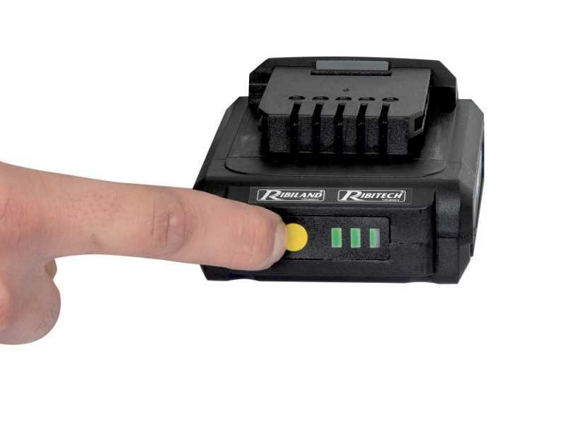Ribimex PRBAT20/TRB - Podadora manual de bater&iacute;a - 20V/2Ah