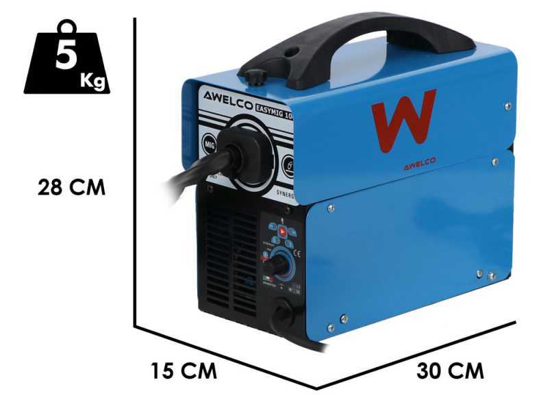 Awelco EASYMIG 100 - Soldadora Inverter (MIG) - Para soldadura NO GAS