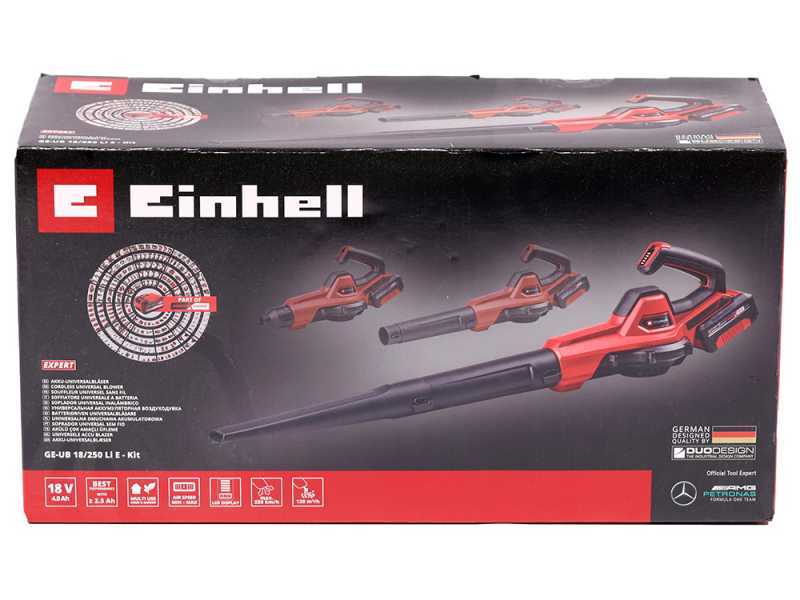 Einhell GE-UB 18/250 Li E - Soplador de bater&iacute;a - 18V/4,0Ah