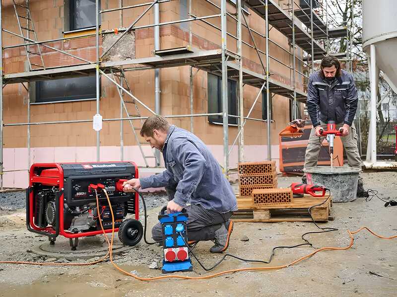 Einhell TC-PG 8000 - Generador de corriente de gasolina - AVR - 8.0 kW - Continua 7.5 kW Trif&aacute;sica