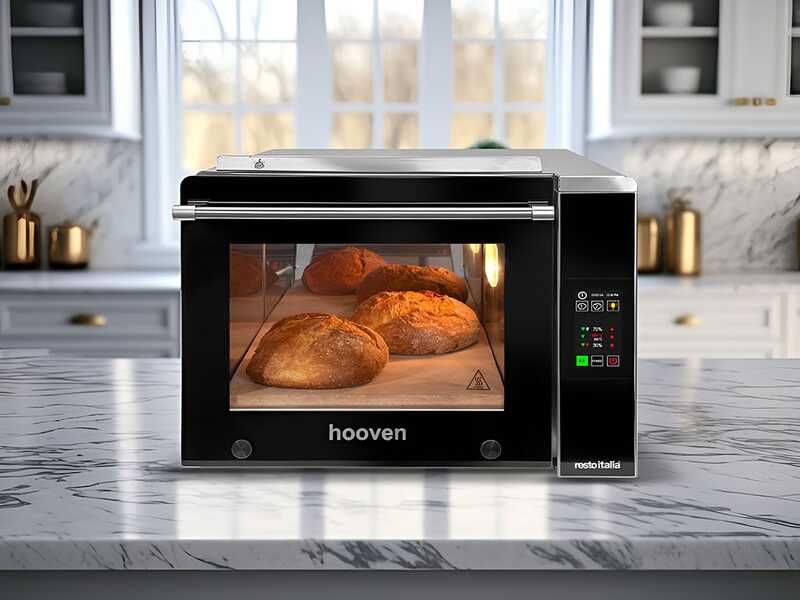Resto Italia Hooven 342 Digital - Horno el&eacute;ctrico para pizza - Pantalla digital