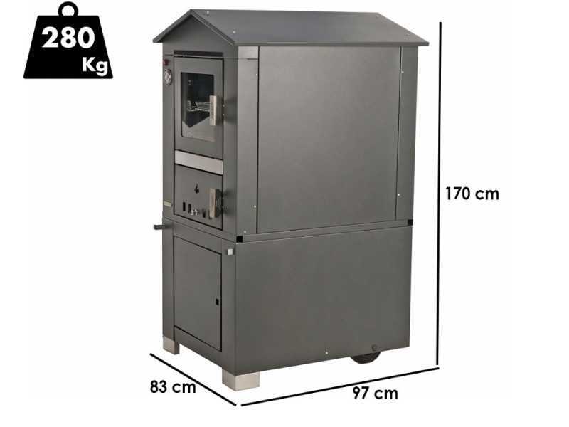 Horno de le&ntilde;a de exterior Domizio 80 - 45x80 cm