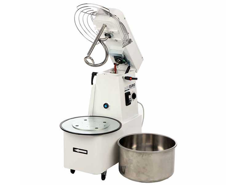 Mixer 1000 S Deluxe - Amasadora de espiral abatible - 8 Kg, 1 velocidad