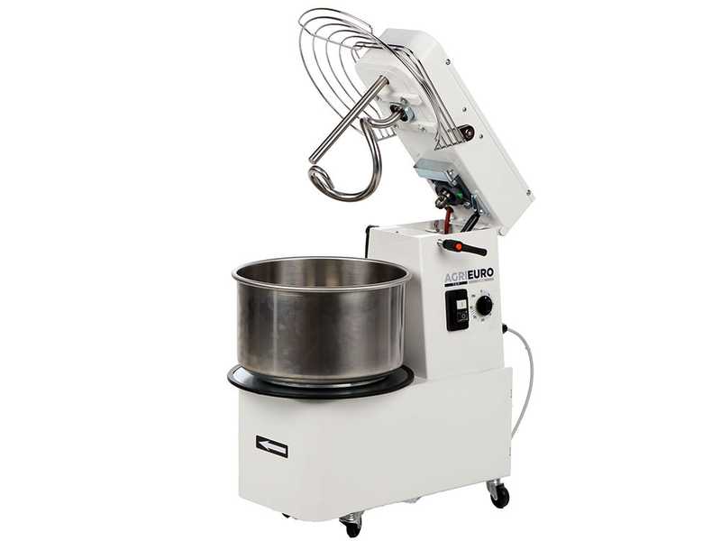Mixer 1000 S Deluxe - Amasadora de espiral abatible - 8 Kg, 1 velocidad