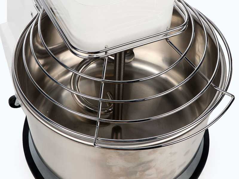 Mixer 1000 S Deluxe - Amasadora de espiral abatible - 8 Kg, 1 velocidad