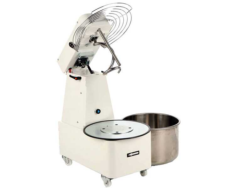 Amasadora de espiral abatible Mixer 5000 H2O Deluxe - De 40 Kg trif&aacute;sica 2 velocidades de alta hidrataci&oacute;n