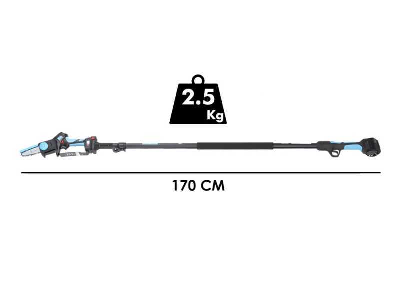 Campagnola T-CAT M V1 - Podadora manual el&eacute;ctrica de bater&iacute;a con p&eacute;rtiga - 2x 14.4V 2.5Ah