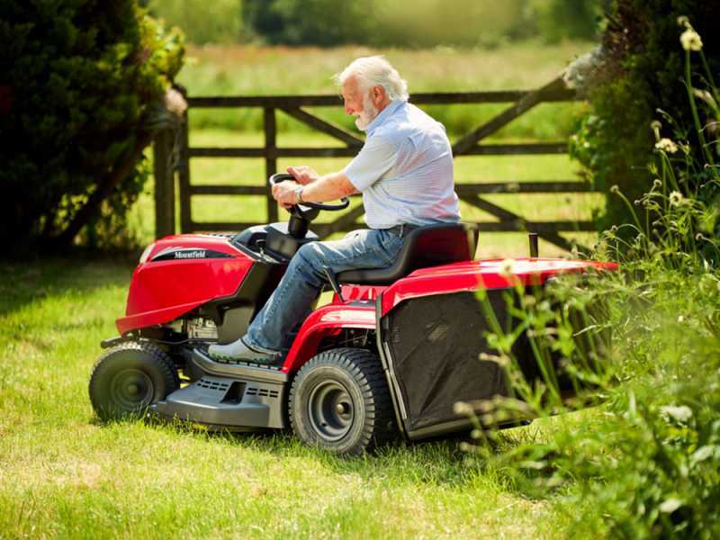 Mountfield MTF 98H - Tractor cortac&eacute;sped con cambio hidrost&aacute;tico y recogedor de 240 L