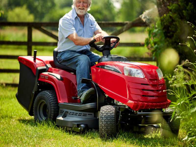 Mountfield MTF 98H - Tractor cortac&eacute;sped con cambio hidrost&aacute;tico y recogedor de 240 L