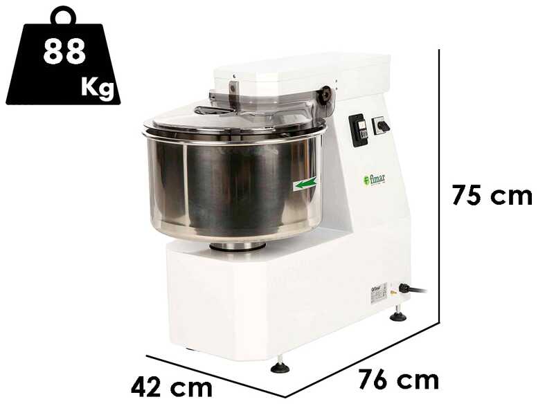 Fimar 30LN - Amasadora de espiral - Trif&aacute;sica - 25 Kg - 2 Velocidades