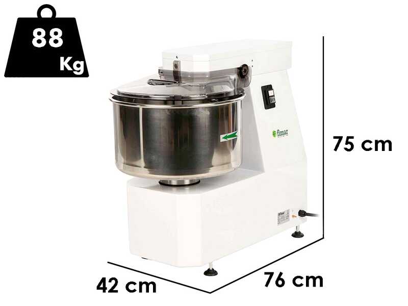 Fimar 30LN - Amasadora de espiral - 25 Kg