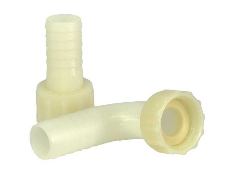 Tellarini ALM 20-SR - Bomba el&eacute;ctrica de trasiego de acero inoxidable - Racores de nailon recto+curvo