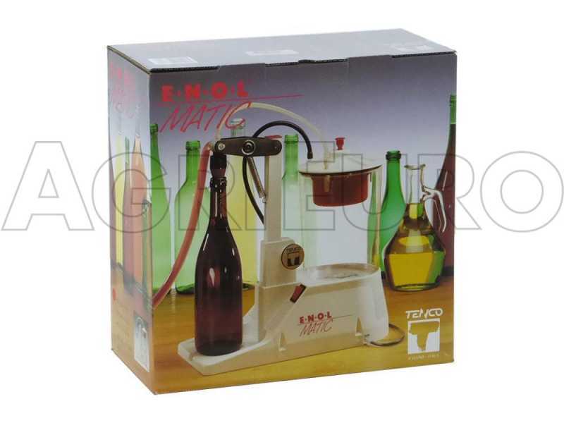 Tenco Enolmatic Birra Inox - Embotelladora el&eacute;ctrica para cerveza con boquilla de acero inoxidable