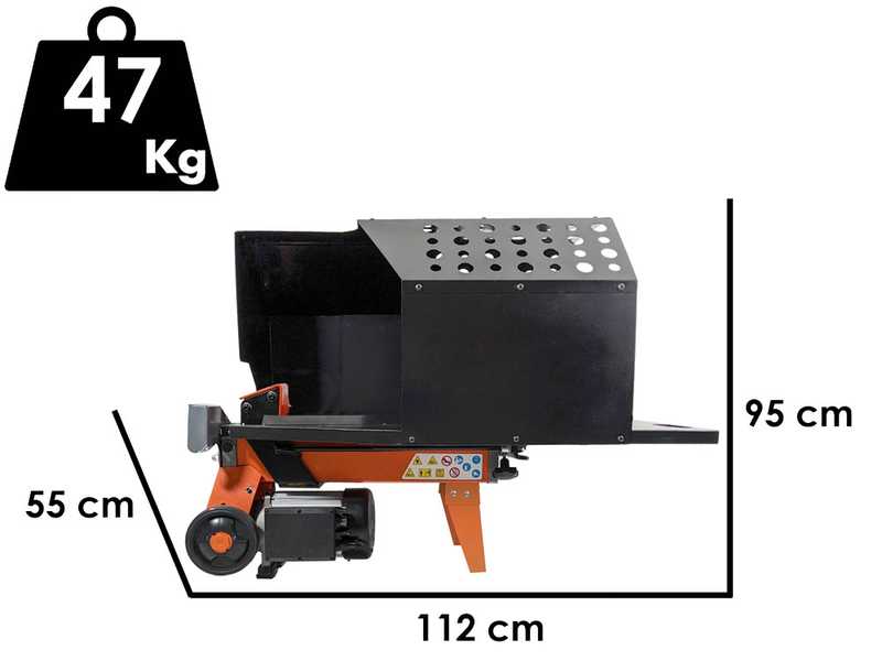 Forest Master FM5D-TC - Rajadora de le&ntilde;a el&eacute;ctrica - Horizontal - 230V