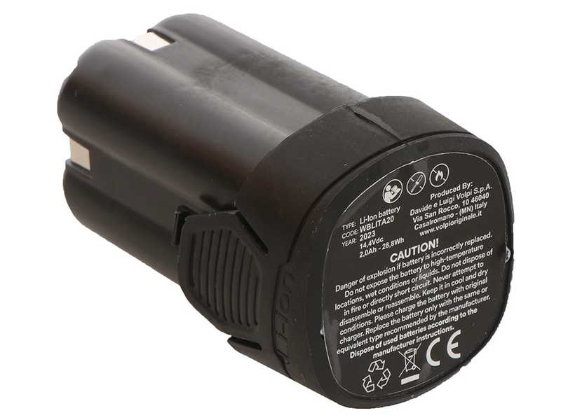 Volpi ELITE 16 - Pulverizador de mochila de bater&iacute;a - 2X 14.4V 2Ah - 8 bar