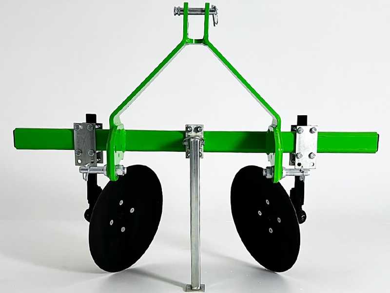 Seven Italy Simply - Disco aporcador - 2 elementos - Serie ligera - Bastidor de 160 cm - Para tractores con enganche de tres puntos