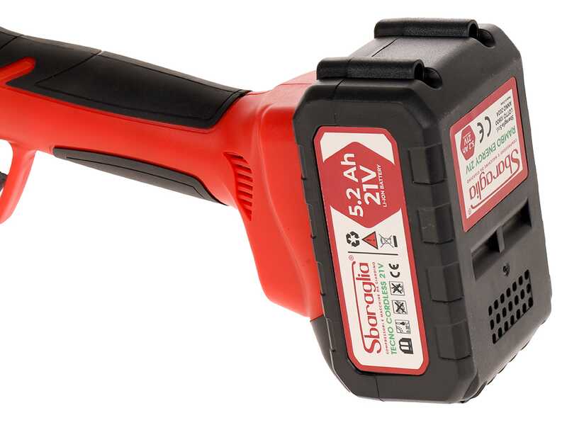Sbaraglia Tecno Smart 37 - Tijeras el&eacute;ctricas de bater&iacute;a - 21V/5.2Ah