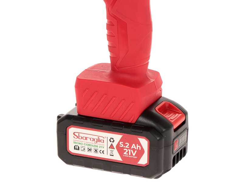 Sbaraglia Rambo Energy 21V - Podadora de bater&iacute;a manual - BATER&Iacute;A Y CARGADOR NO EST&Aacute;N INCLUIDOS